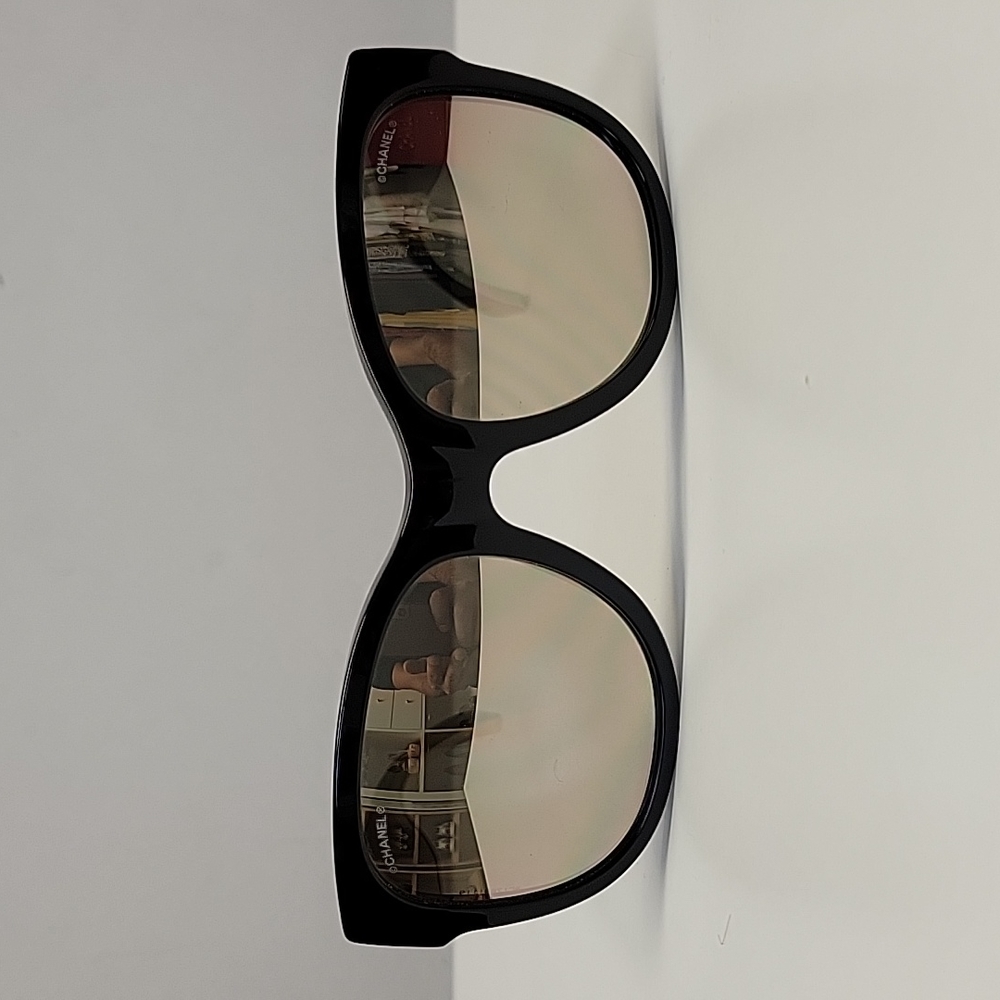 Authentic Chanel Black Sunglasses - Picture 2 of 9